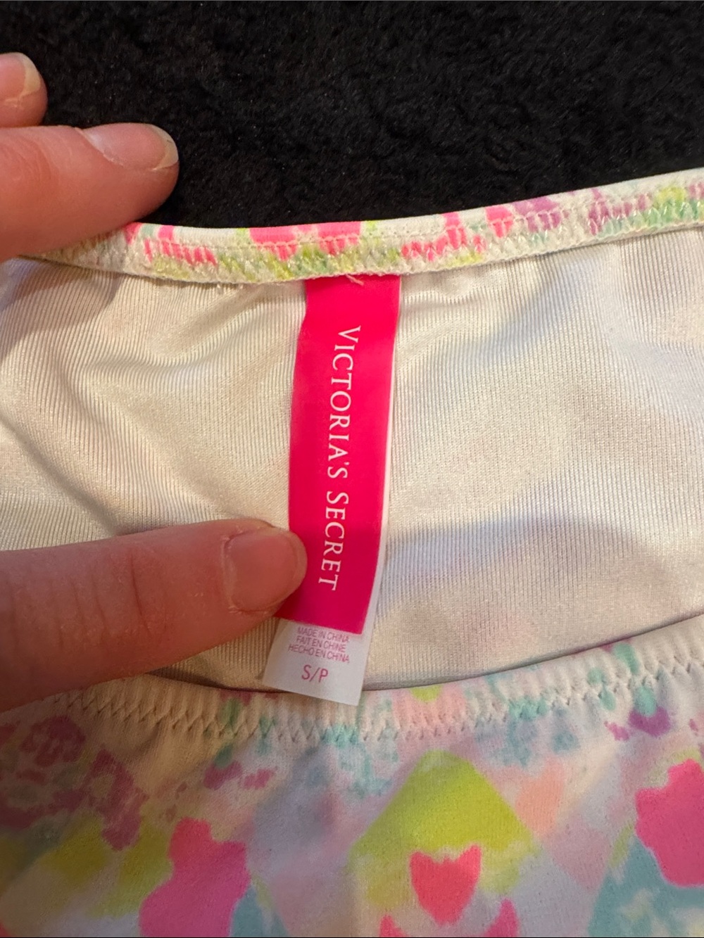 Victoria's Secret Pastel Pink, Mint & Yellow Tie-Side Bikini Bottoms - Picture 3 of 4